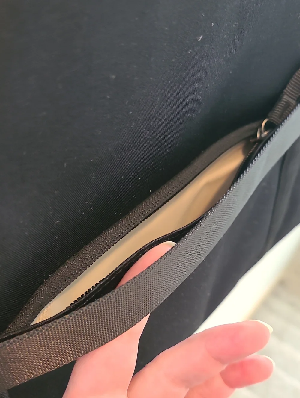 orbitkey Black Unisex Laptop Tote Bag with Shoulder Strap
